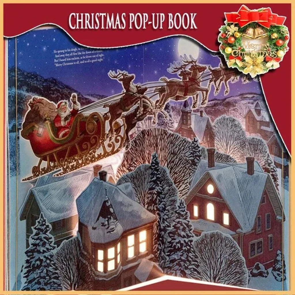 WonderTale™ - Whimsical Christmas Eve Pop-Up Book with Lights & Sound
