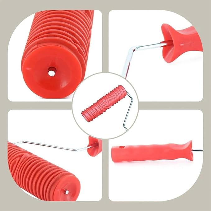 Rollique™ - Textured Wall Paint Roller for Decorative Finishes
