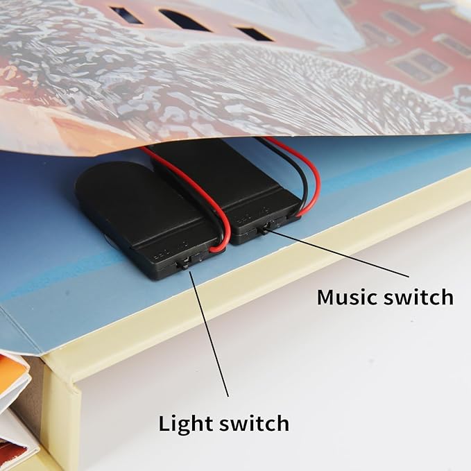 WonderTale™ - Whimsical Christmas Eve Pop-Up Book with Lights & Sound