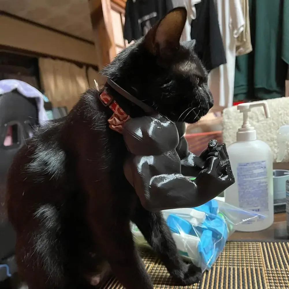 WhiskerWink™ - 3D Printed Funny Cat Arm Prop