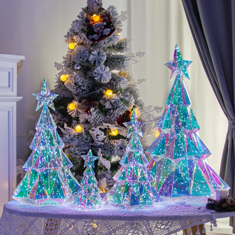 GlowJoy™ - Hologram Christmas Figure with Remote for Holiday Decor