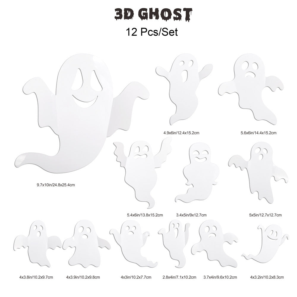 Spooky Halloween LED 3D Bat Wall Decor