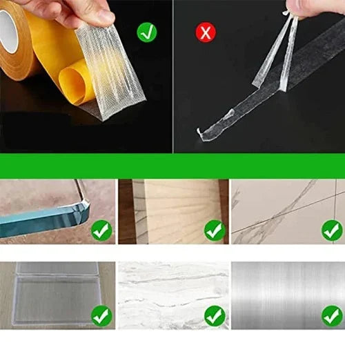 HoldTight™ - Double-Sided Clear Strong Adhesive Tape