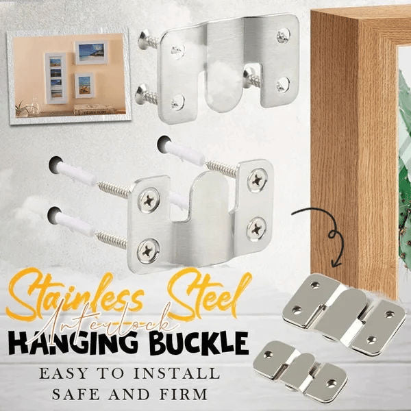 Stainless Steel Interlocking Hanging Buckle