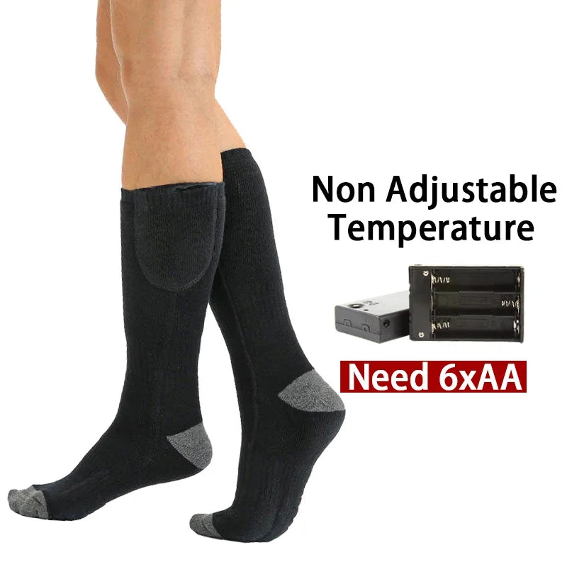 ThermaStep™ - USB Rechargeable Electric Heated Socks for Outdoors