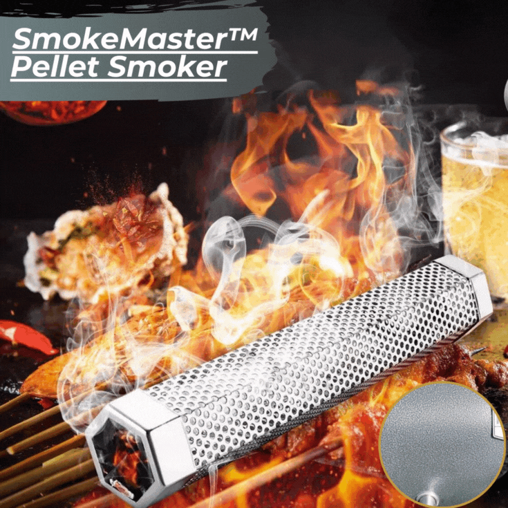 SmokeMaster™ - Stainless Steel Pellet Grill Box for Smoky BBQ Flavor