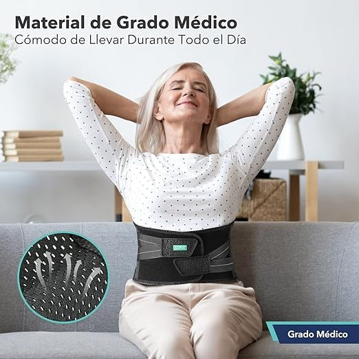 LuminaBack - Custom Heat Therapy Belt for Lasting Lower Back Relief