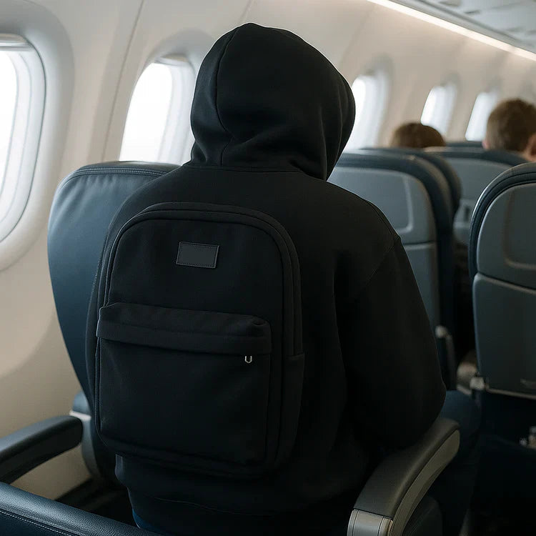 HoodSac™ - Wearable Travel Hoodie with Built-In Storage
