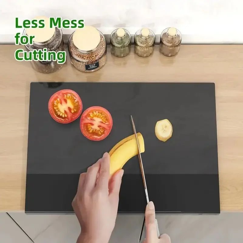 CLEARSLICE™ – Stylish Acrylic Cutting Board with Drip Lip