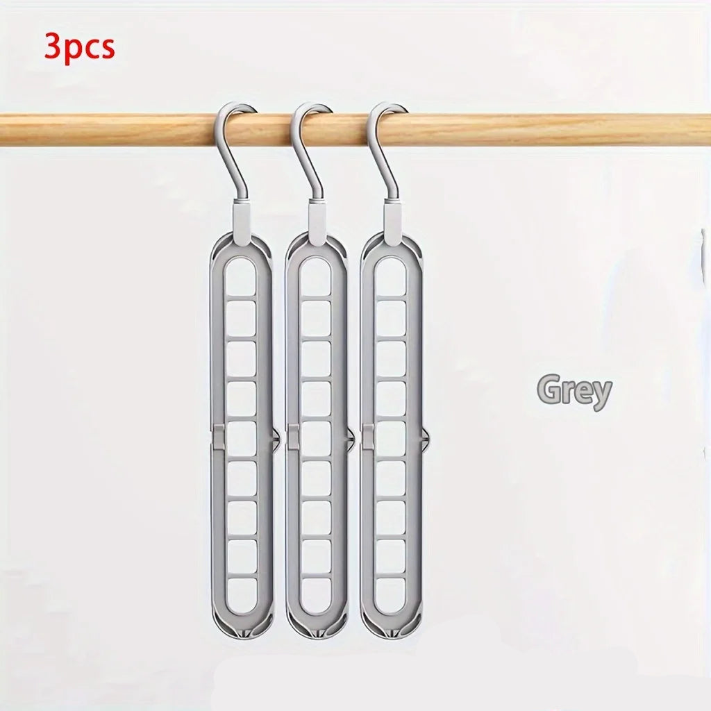 Hanglee™ - Space-Saving 9-Hole Foldable Closet Hangers
