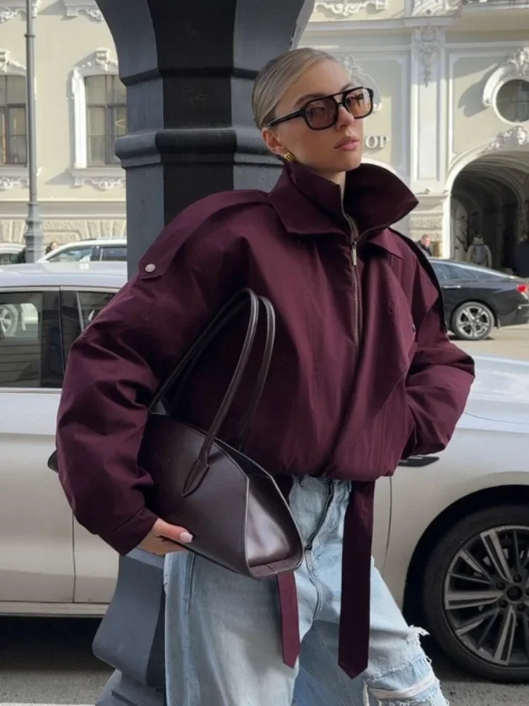 Lightweight Quilted Bomber Jacket