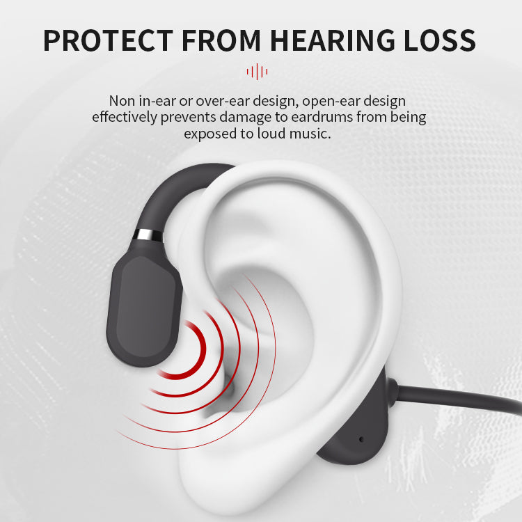 Waterproof Wireless Bone Conduction Headphones Open Ear Design
