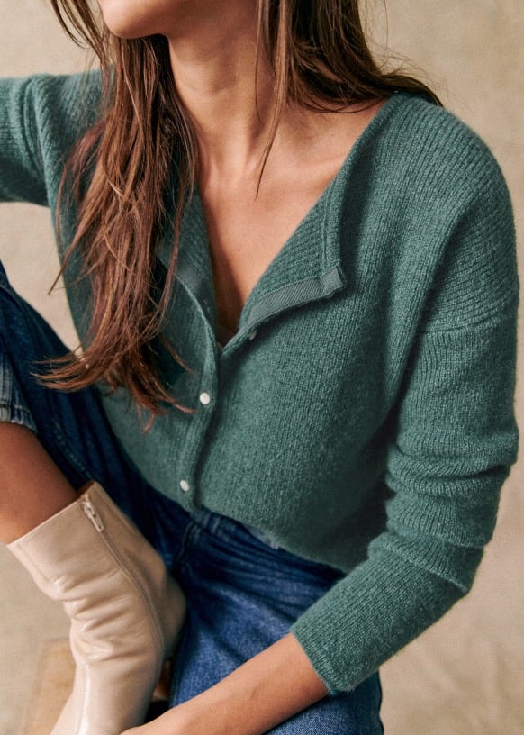 Heritage Cozy Knit Cardigan Sweater