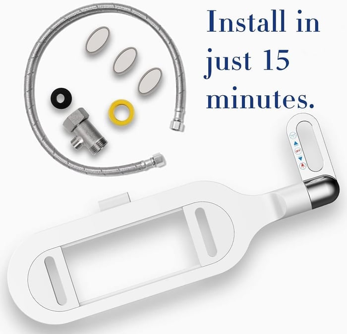 AquaFlow™ - Smart Toilet Flusher with Temperature Control