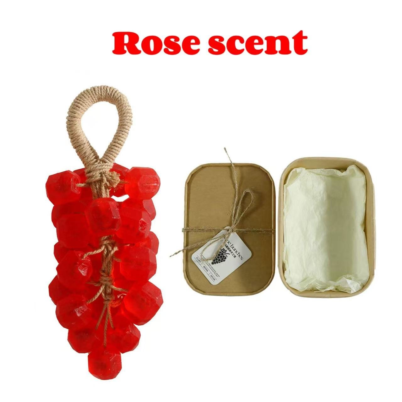 LuxeGlow™ - Handmade Crystal Grape Cleansing Soap