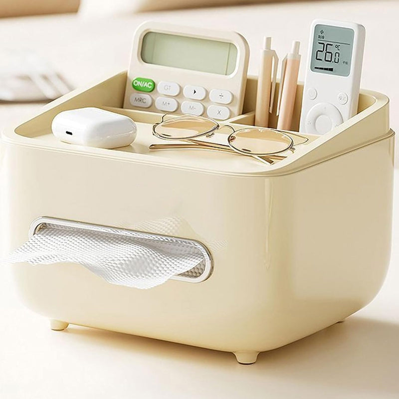 StoraFlex™ - Multi-Functional Tissue Box Cover with Storage