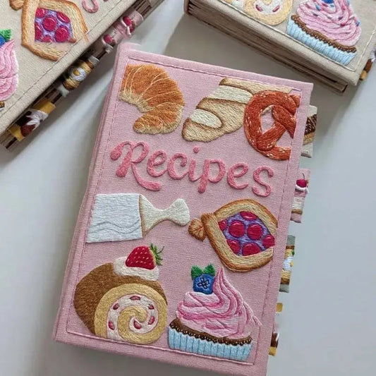 Culina™ - Embroidered Splash-Proof Recipe Book