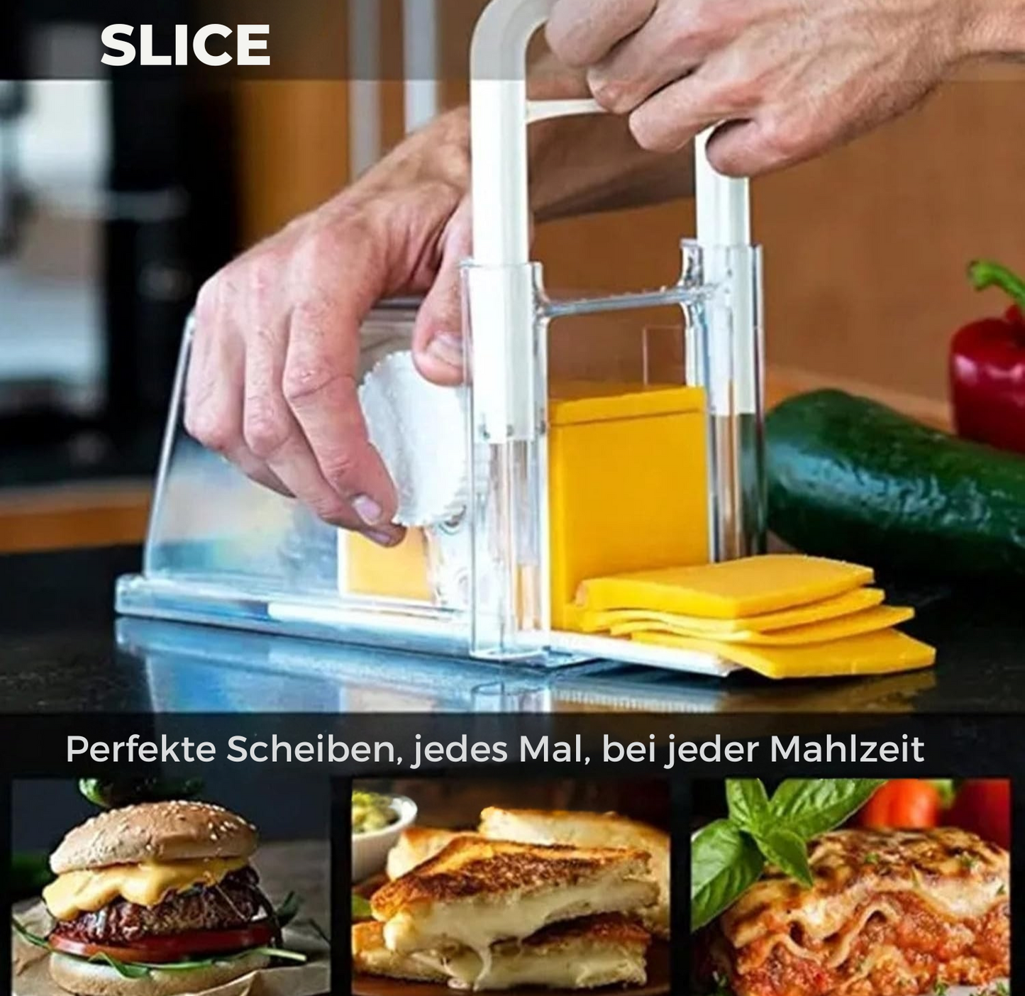 Electric Cheese Slicer for Perfect Uniform Cheese Slices