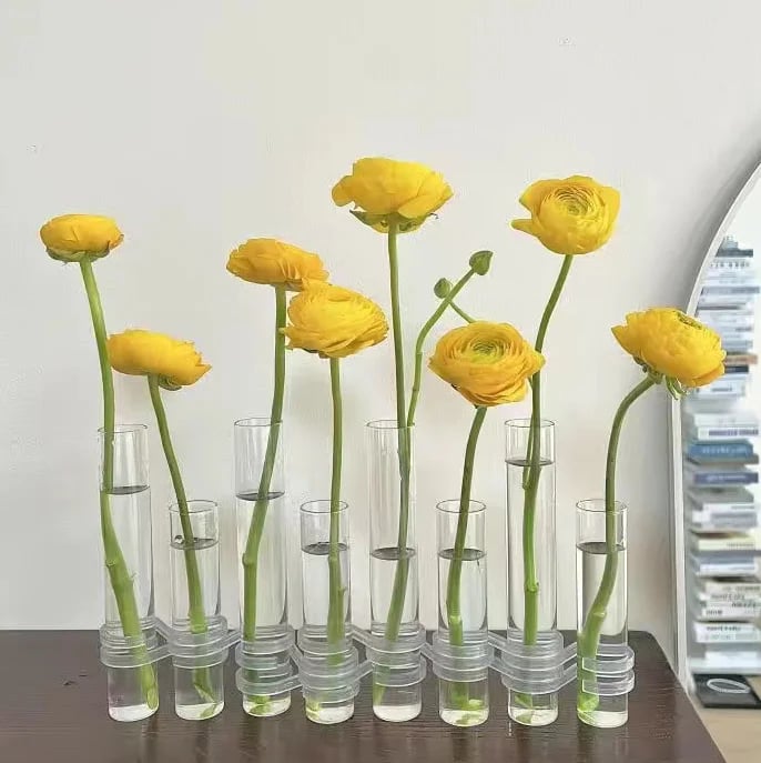 Elegant Hinged Ceramic Flower Vase for Home Decor