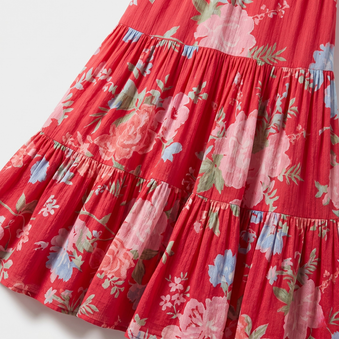 Minelda™ - Elegant Floral V-Neck Dress