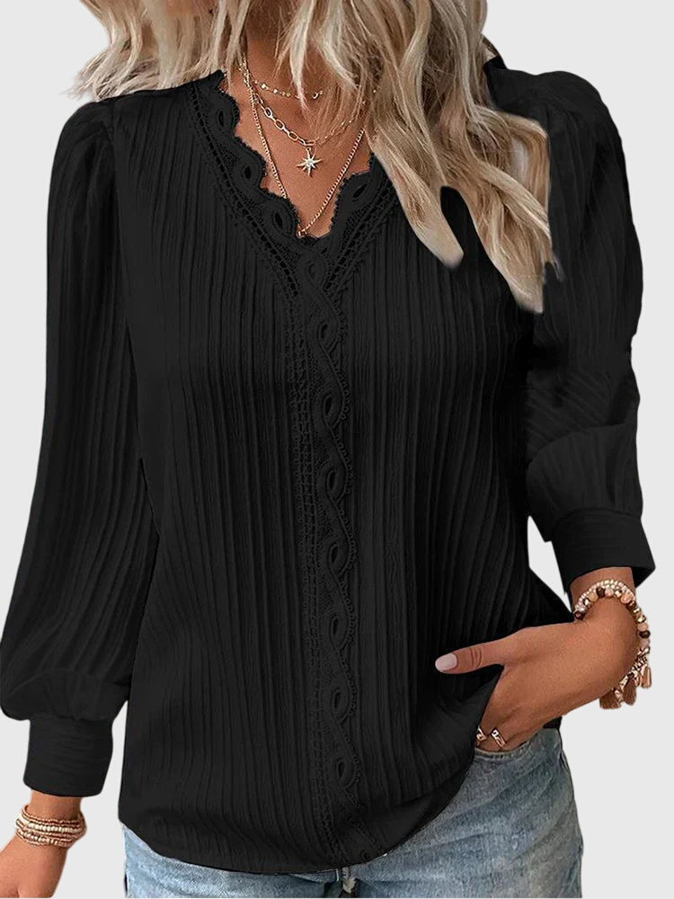 ChicAura - Elegant Pullover Blouse
