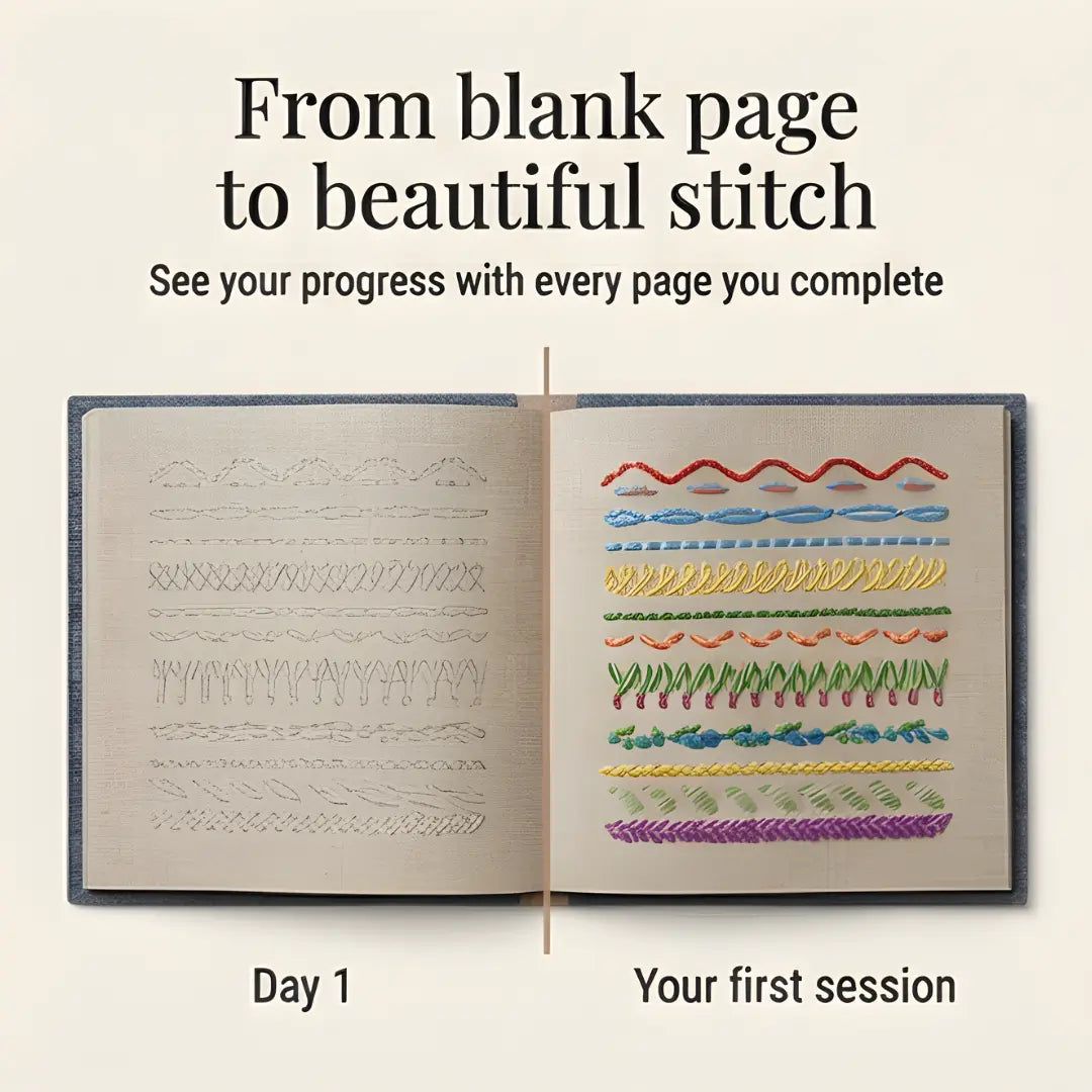 StitchCraft™ - Embroidery Handbook for Beginners