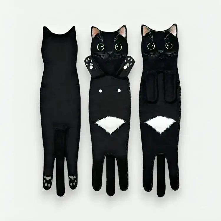 CozyNest™ - Cat Motif Soft Cotton Towel