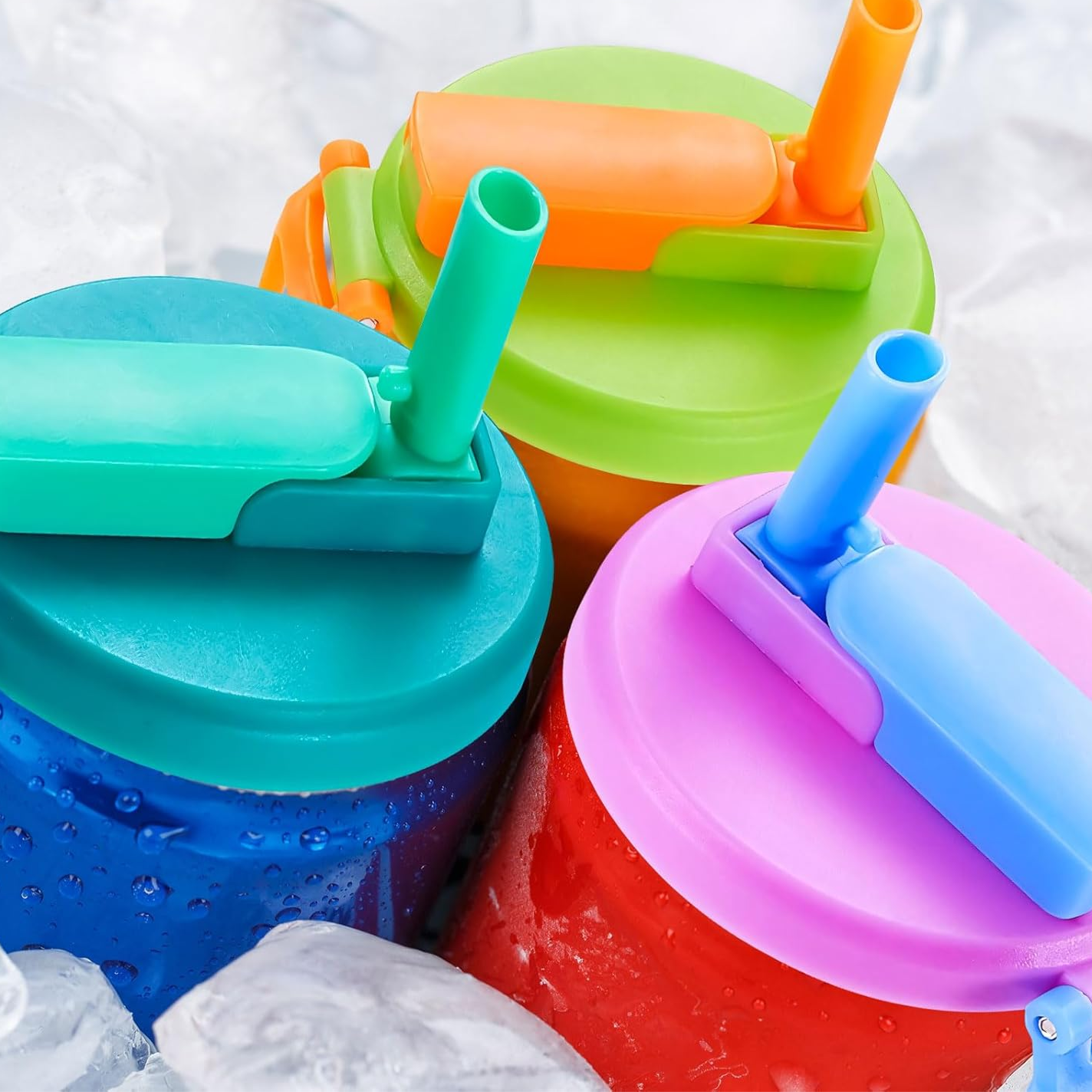 Reusable Silicone Travel Straw Set for Clean Drinking On the Go
