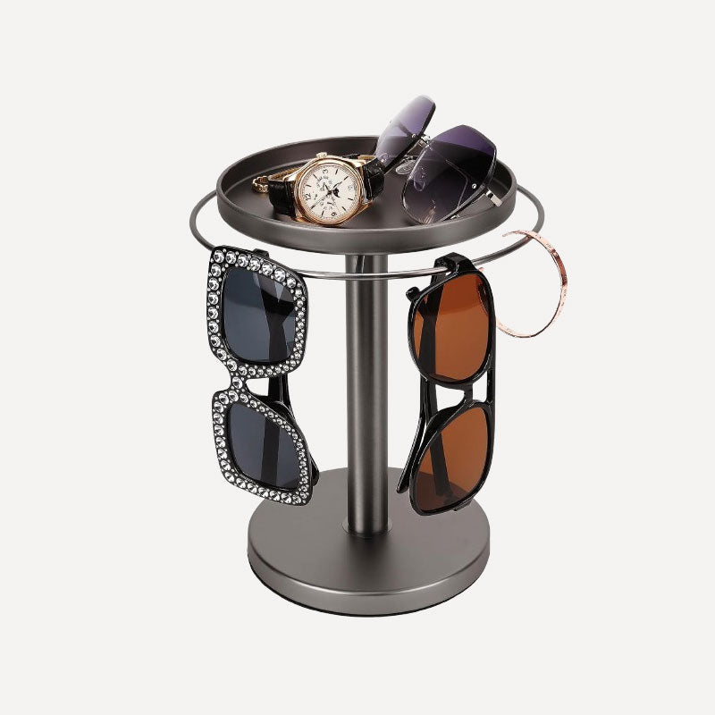 360° Rotating Glasses Stand - Eyewear & Jewelry Organizer