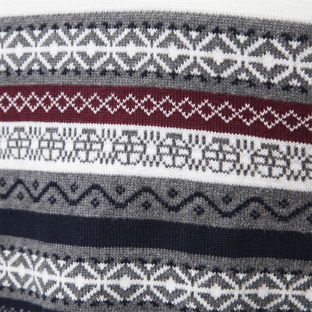 Retro Chic Knit Sweater for Men