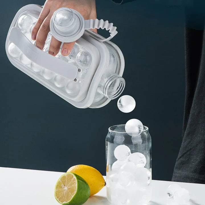 Compact Countertop Ice Cube Maker for Home and Office