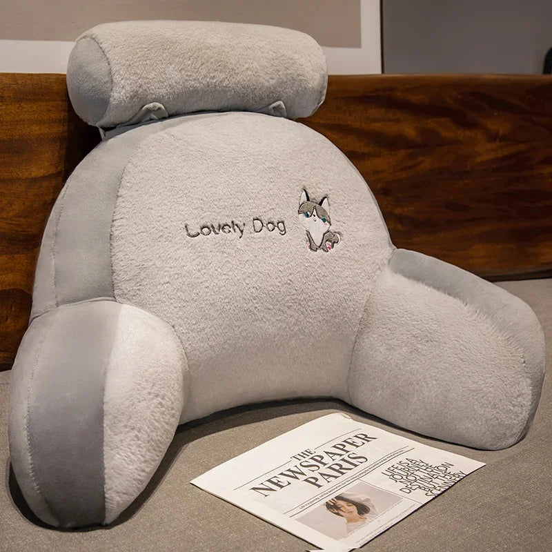SupportHugger™ - Contoured Lumbar Pillow for Sofa & Bed Comfort