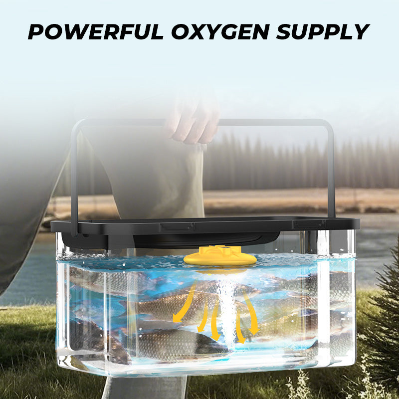 OxyFlow™ - Portable Quiet Oxygen Pump for Aquariums & Ponds