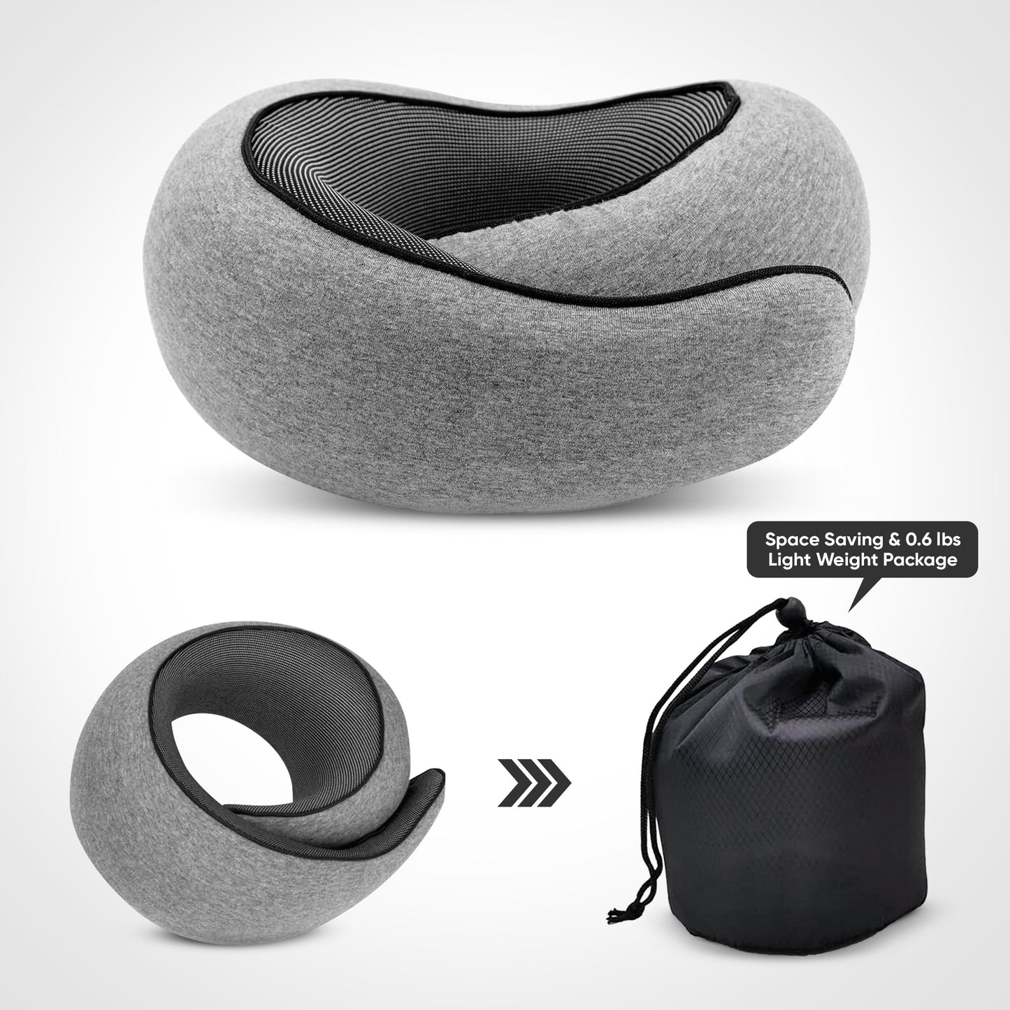 TravelEase - Wake Up Refreshed with Pain-Free Neck Support