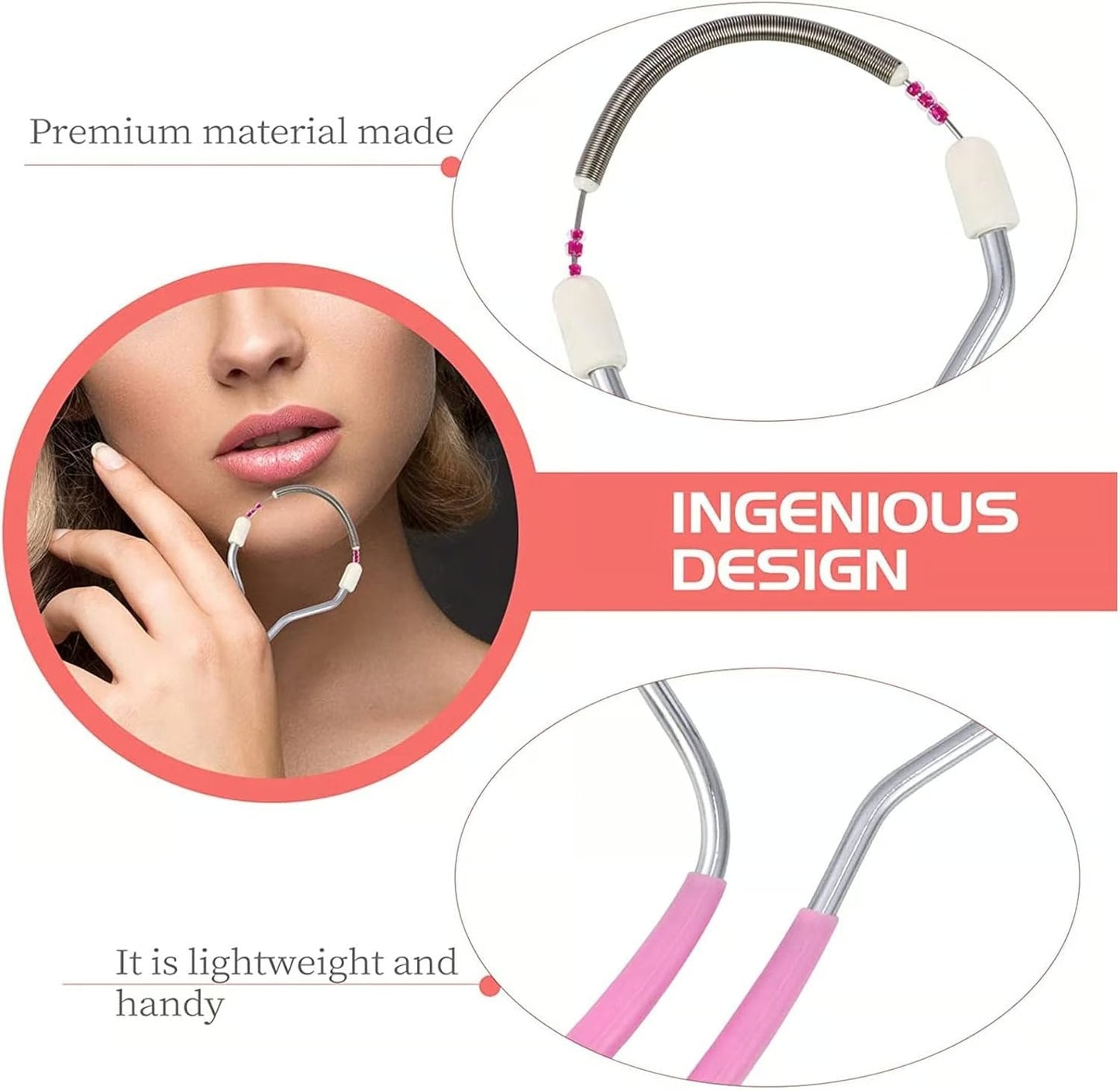 GlowPure™ - Manual Facial Hair Epilator for Smooth Skin