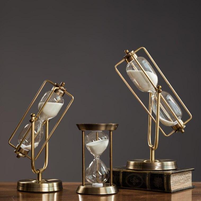 Sleek Modern Hourglass Decor