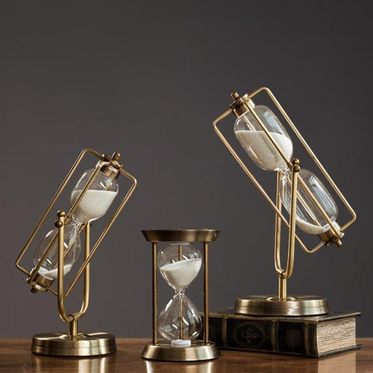 Sleek Modern Hourglass Decor