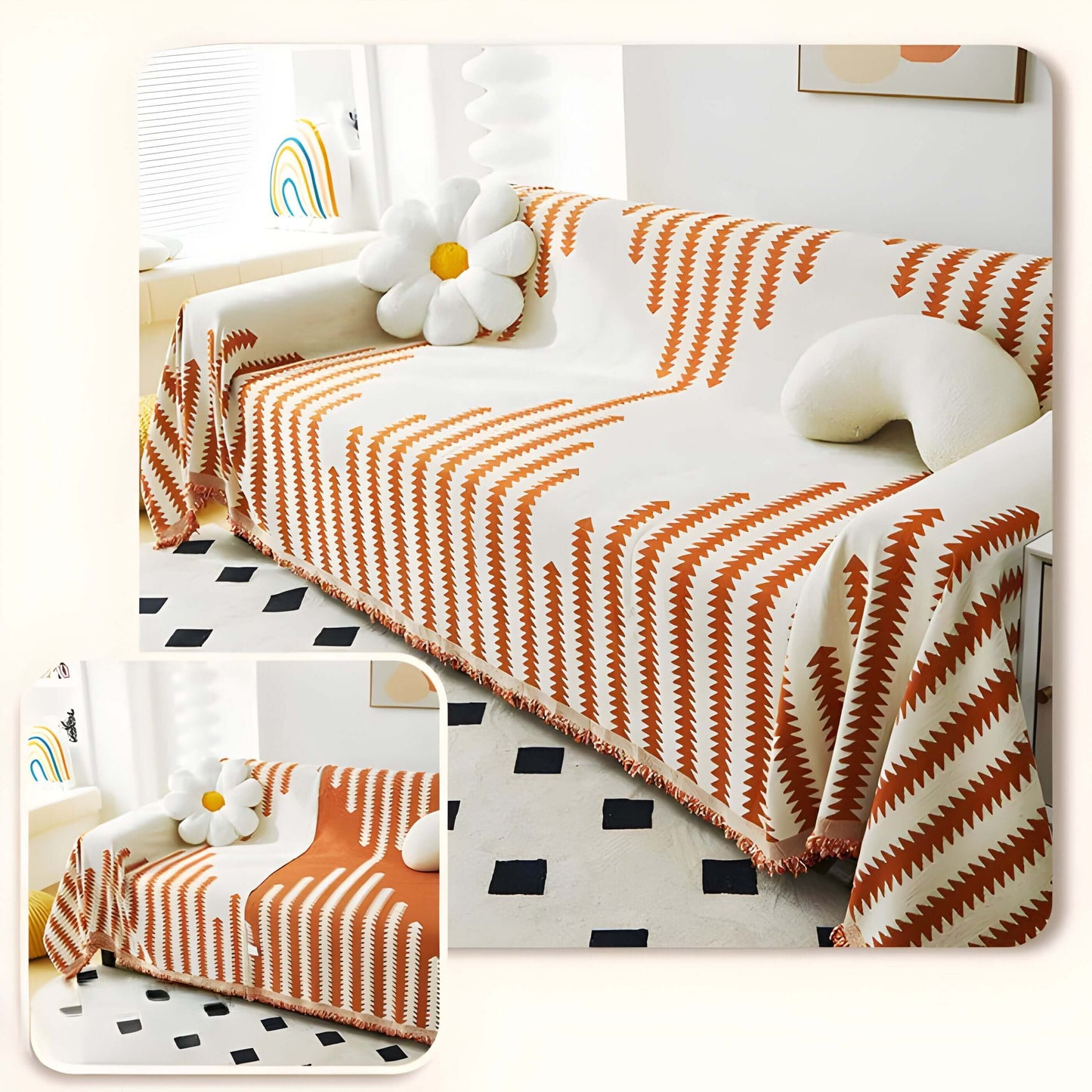 HomeEase™ - Reversible Chenille Sofa Cover for Cozy Living Room Style