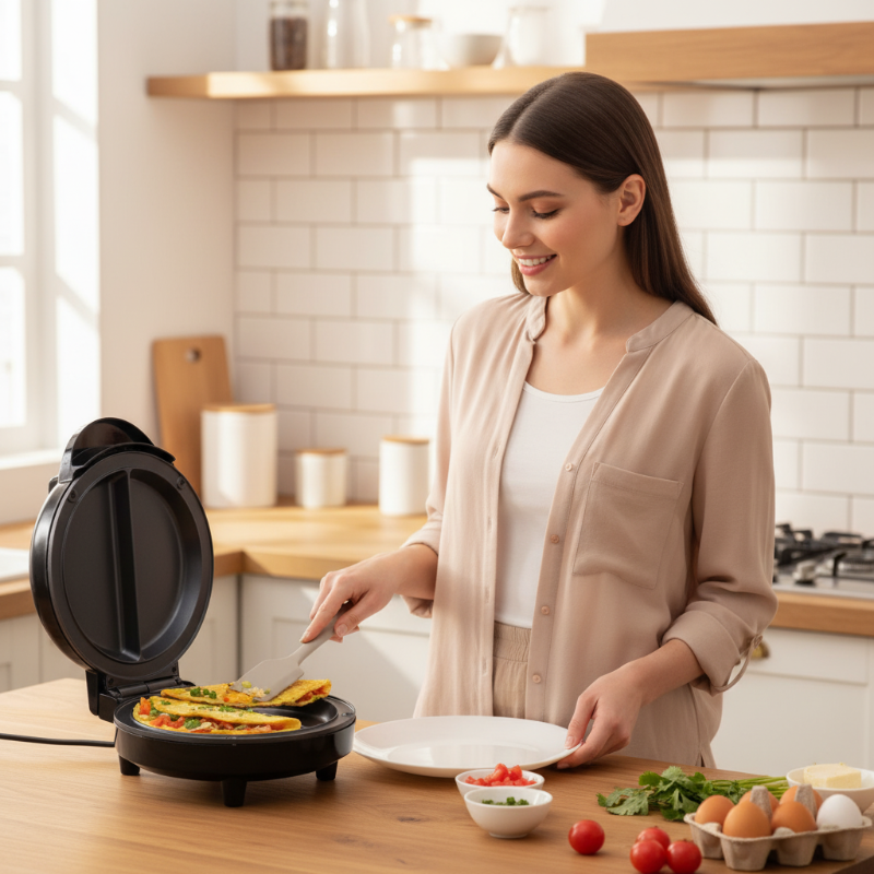 CookEase™ - Electric Nonstick Breakfast Griddle