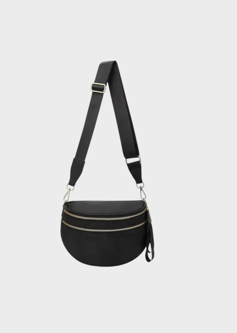 Sleek Leather Bum Bag for Hands-Free Style