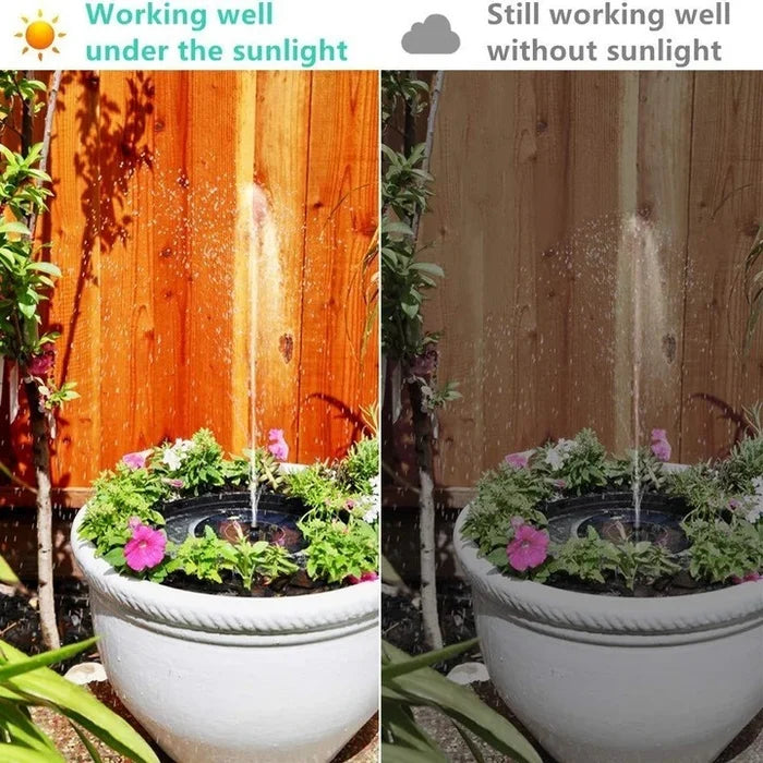 SunLuxe - Instant Solar-Powered Fountain for Effortless Garden Serenity