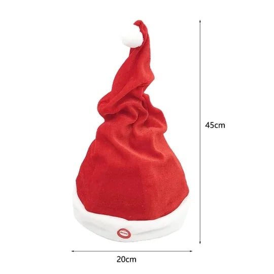 CheerCap™ - Singing & Dancing Electric Santa Hat for Holiday Fun