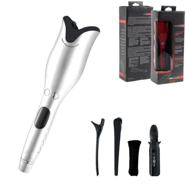 GlamCurl™ Ceramic Auto-Rotating U-Shaped Hair Curler