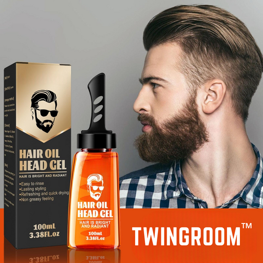 50% OFF | TwinGroom™ - 2-in-1 Styling Gel with Built-In Comb