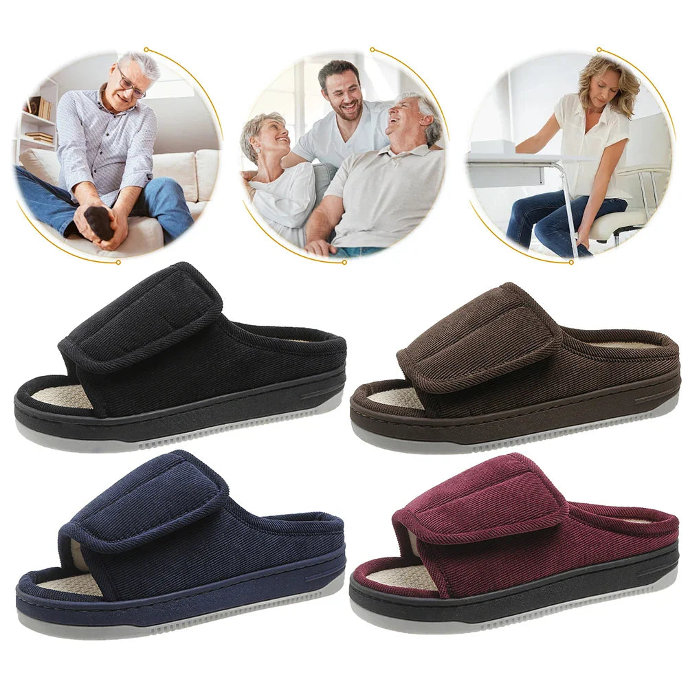 Cozy Memory Foam Slippers for Pain Relief and All-Day Comfort