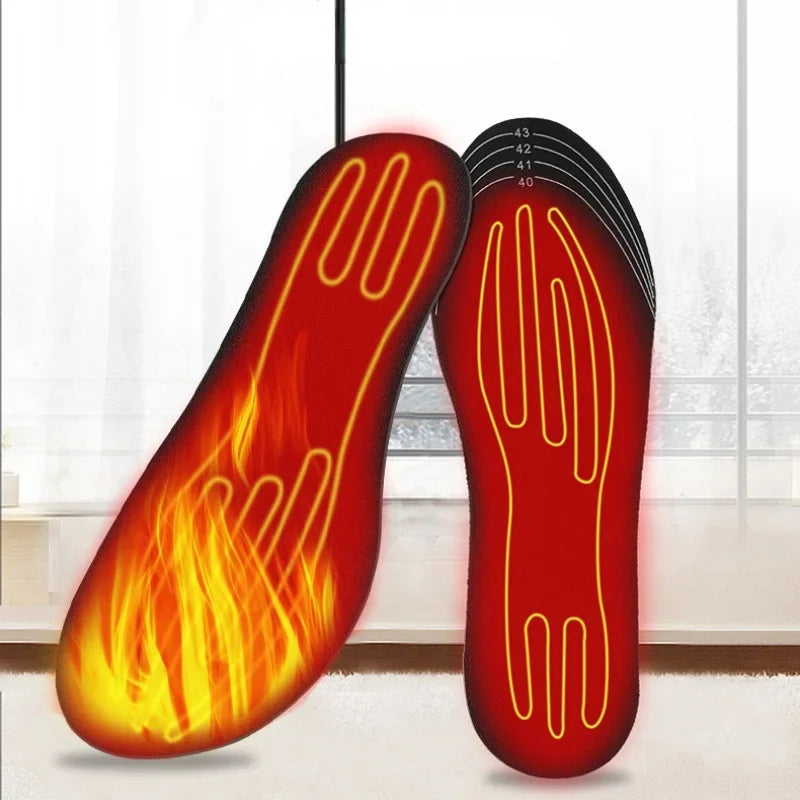 CozyNest™ - USB Rechargeable Heated Shoe Insoles for Winter Comfort