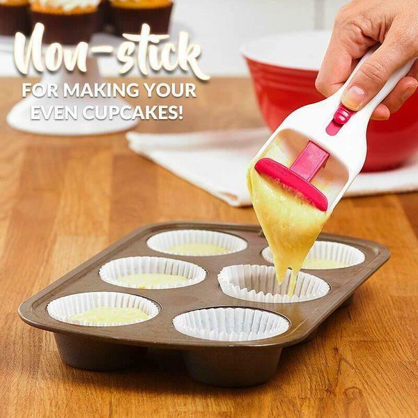 BakeScoop™ - Mess-Free Baking Tool for Easy Clean-Ups