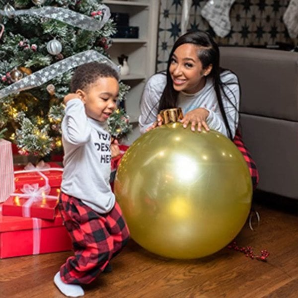 CozyNest™ - Festive Inflatable Christmas Ornament Ball