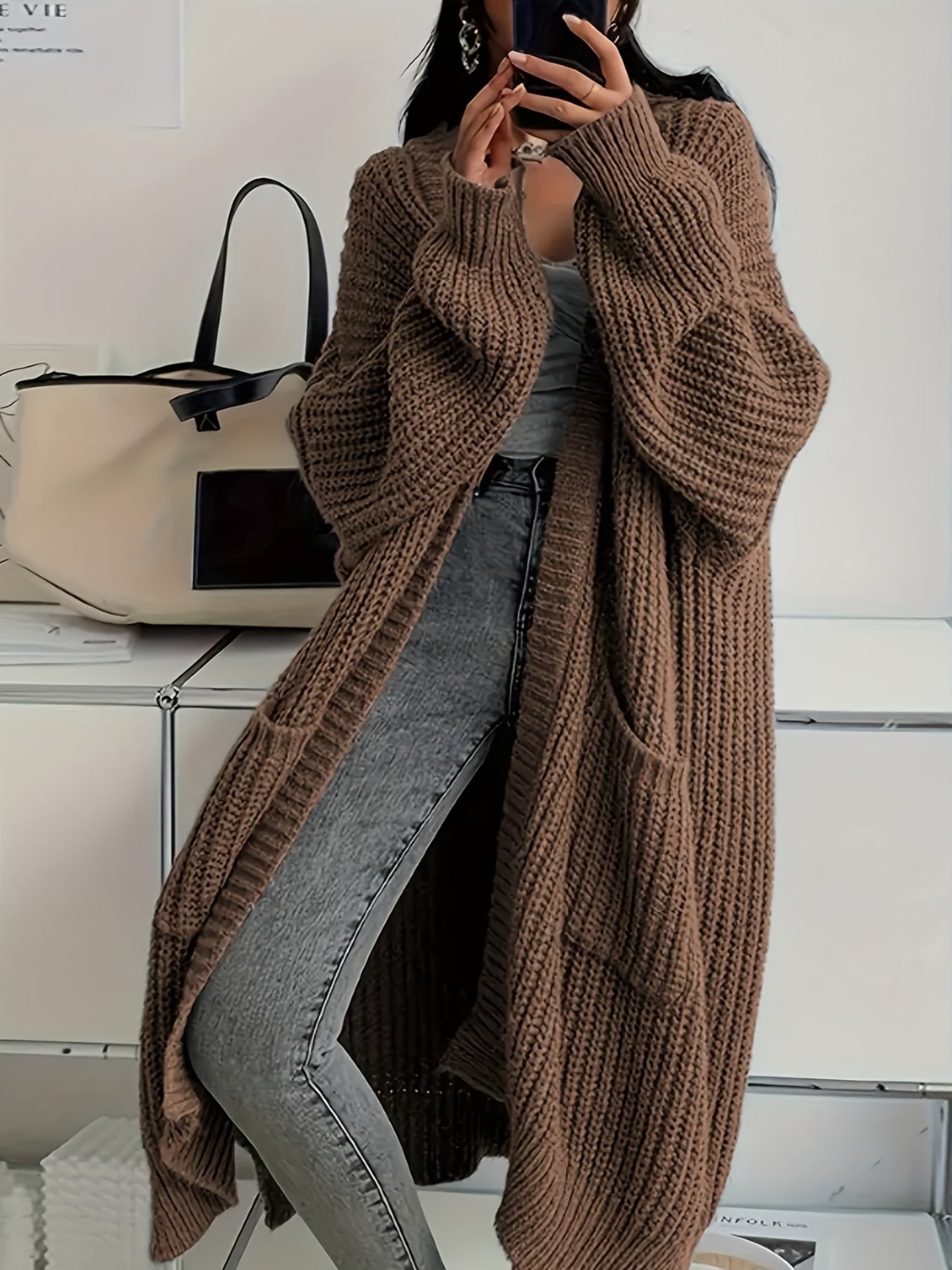 Cozy Belted Knit Cardigan for Women