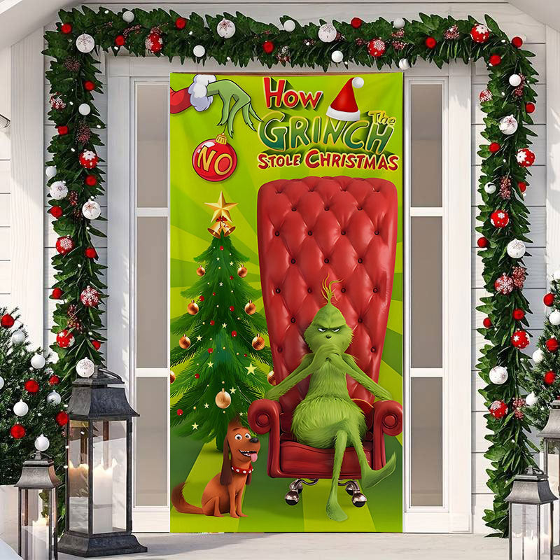 LusailStore™ - Festive Christmas Door Sticker Decor